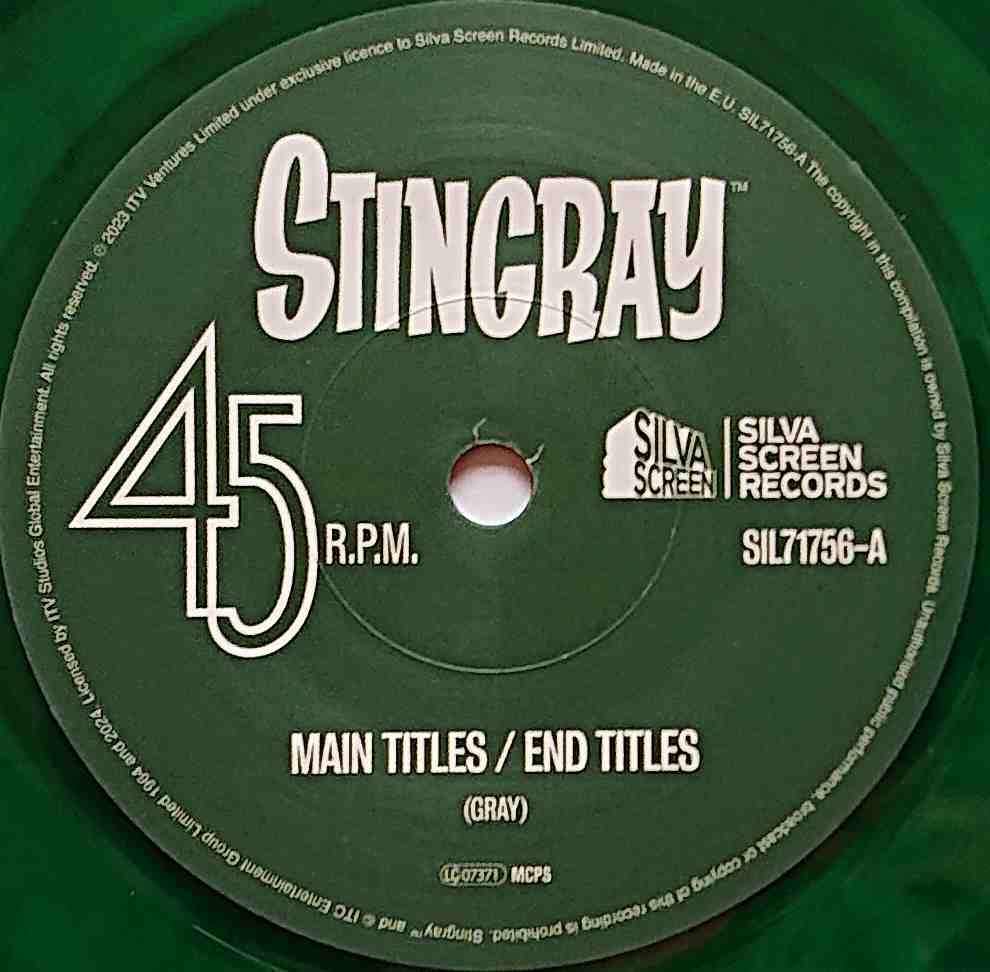SIL7 1756 Stingray The Barry Gray Orchestra from ITV, Channel 4 and Channel 5 library Label
